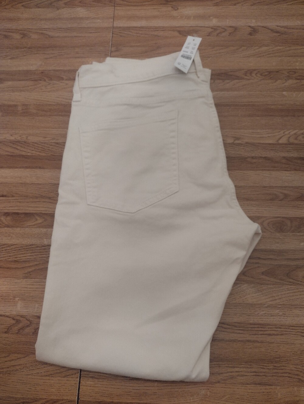 Men's J Crew 484 Slim-fit Stretch Cream Color Jeans Size 32X30